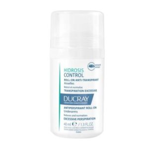 Το Ducray Hidrosis Control Roll-On 40 ml για τις μασχάλες παρέχει 48ωρη προστασία από την εφίδρωση.