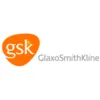 Το λογότυπο GSK έχει ένα πορτοκαλί σχήμα με το κείμενο "gsk" μέσα του και "GlaxoSmithKline" γραμμένο με γκρι δίπλα του.