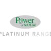 Λογότυπο Power Health Platinum Range" με πράσινο κείμενο σε γκρι οβάλ και ασημί κείμενο από κάτω.