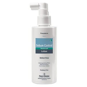 Η Frezyderm Sebum Control Lotion 100 ml, με ουδέτερο pH και με την ένδειξη "Parabens Free", προσφέρει αποτελεσματική περιποίηση για τη σμηγματόρροια.