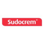 Μια κόκκινη λωρίδα με το λευκό κείμενο Sudocrem γραμμένο μέσα της.