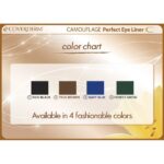 Coverderm Perfect Eye Liner 1,5g Πίνακας αποχρώσεων Coverderm Perfect Eye Liner 1,5g: Rich Black, True Brown, Navy Blue και Forest Green—ιδανικό για τη βελτίωση της εμφάνισης eye liner.