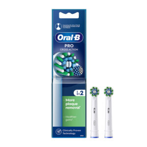 Oral-B Pro Cross Action Ανταλλακτικά Λευκά 2 τεμάχια