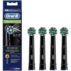 Oral-B Cross Action Black Ανταλλακτικά 4 τεμάχια