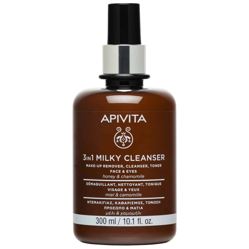 Apivita 3 in1 Milky Cleanser With Honey & Chamomile 300ml