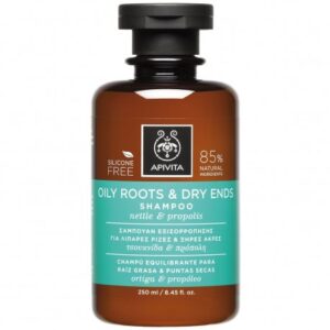Apivita Hair Care Shampoo Oily Roots & Dry Ends Nettle & Propolis 250 ml