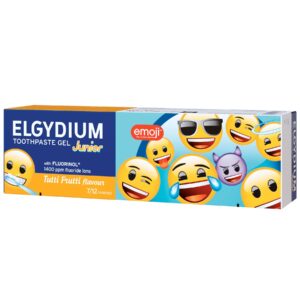 Elgydium Junior Toothpaste Gel Emoji Tutti Frutti Flavour 50 ml