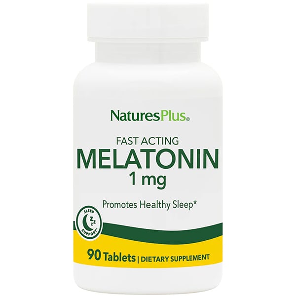 Nature's Plus Melatonin 1 mg Fast Acting 90 tabs